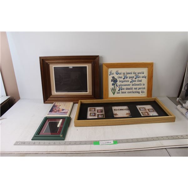 Collage Picture Frames, (3) Picture Frames, Baby Girl Quote Plaque
