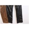Image 3 : (2) Pair of Pleather Slacks (Size Lg)