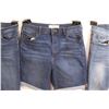 Image 2 : (2) Pair of Jeans (Sizes 8 - 34) - Pair of Jean Shorts (Size 9)