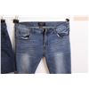 Image 3 : (2) Pair of Jeans (Sizes 8 - 34) - Pair of Jean Shorts (Size 9)