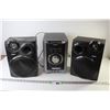 Image 1 : (1) Sony Stereo (powers on), (2) RCA Speakers