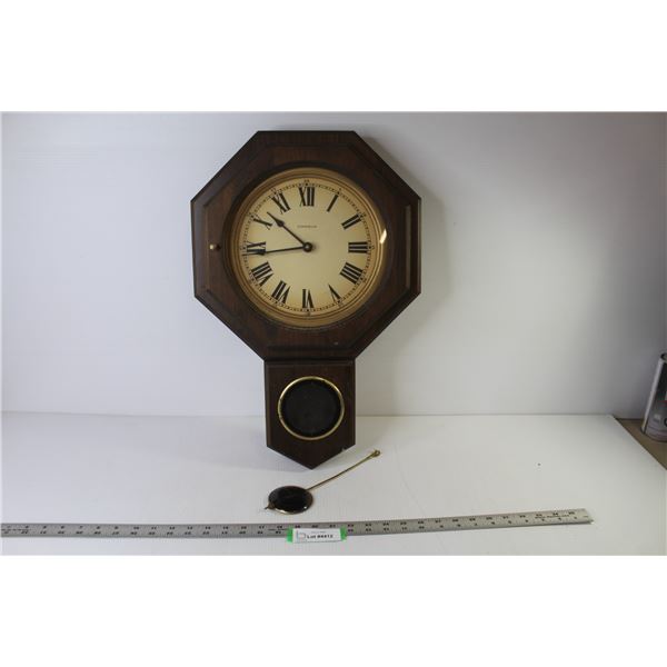 Vintage Caravelle Wall Clock, (As is)
