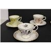 Image 3 : (6) Cup and Saucer Sets and (5) Cups, (4) Saucers, (2) Creamers and a Sugar Bowl- Royal Gregg- Glads