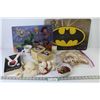 Image 1 : (2) Place Mats, Batman and Toy story, Popsicle Sticks, Pacific Beer Coasters, Tree kit, Reno Ashtray