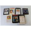 Image 5 : (13) 8 Track Tapes, Elvis, Tommy Roe, Sonny and Cher- Framed Countryside Plate- Avon Earrings- Lamb 