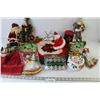 Image 1 : Christmas Items, Hook Rug - Santas- Decorations.