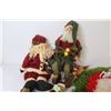 Image 2 : Christmas Items, Hook Rug - Santas- Decorations.