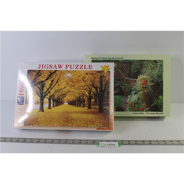 (2) 1000 Piece Jigsaw Puzzles 1 (NIB)