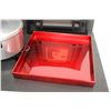 Image 3 : Sunbeam Deep Fryer- (powers on)- Table Runner- (NIB)- Plastic tray, (14''x 14''), Picture of bowl (1