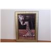 Image 1 : Picture Mom and Baby Giraffe- (26''x 36'')