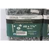 Image 2 : (3) Containers of Green Weather Guard Exterior Screws (#8 1 1/4'') - 700PCS)