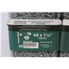 Image 2 : (3) Containers of Green Weather Guard Exterior Screws (#8 1 1/4'') - (#8 1 1/2'')