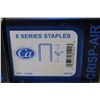 Image 2 : (4) Boxes of Crisp Air Staples- 8 series- 3/8'' leg