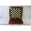 Image 1 : Chess / Backgammon Board and Chess Board - w/ Pieces