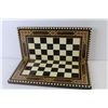 Image 2 : Chess / Backgammon Board and Chess Board - w/ Pieces