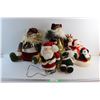 Image 1 : Christmas Plush Decorations - Santa Claus and Snowman