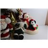 Image 2 : Christmas Plush Decorations - Santa Claus and Snowman