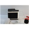 Image 2 : Hole Punch, Portable Console, Controller, Webcam, Portable A/C and Assorted Items - As Is