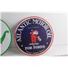 Image 2 : Sinclair Dino & Atlantic Motor Oil Signs 12''