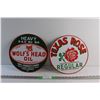 Image 1 : Wolf's Head Oil & Texas Rose Signs 12''