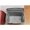 Image 8 : *(2) Plastic Totes 24'' x 15''