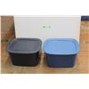 Image 1 : *(2) Plastic Totes 24'' x 13''
