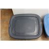 Image 5 : *(2) Plastic Totes 24'' x 13''