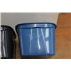 Image 6 : *(2) Plastic Totes 24'' x 13''