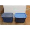 Image 1 : *(2) Rubbermaid Roughneck Plastic Totes 22'' x 17''