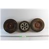 Image 1 : (3) Hand Truck Wheels 10'' and 8''