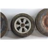 Image 4 : (3) Hand Truck Wheels 10'' and 8''