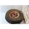 Image 2 : Plastic Crate and (4) Hand Truck Wheels 10''