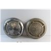 Image 2 : (2) Vintage Pontiac Hub Caps, Vintage Tape Measure and Assorted Items