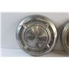 Image 3 : (2) Vintage Pontiac Hub Caps, Vintage Tape Measure and Assorted Items