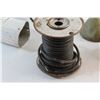 Image 10 : Funnels, Electric Fence Energizer, Grease Pump and Assorted Items