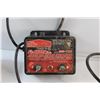 Image 9 : Funnels, Electric Fence Energizer, Grease Pump and Assorted Items