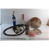 Image 1 : Twisted Trimmer Line, Propane Torch, Sanding Block, Saw Disks and Assorted Items