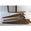 Image 4 : Carpenters Squares and (3) Hand Saws