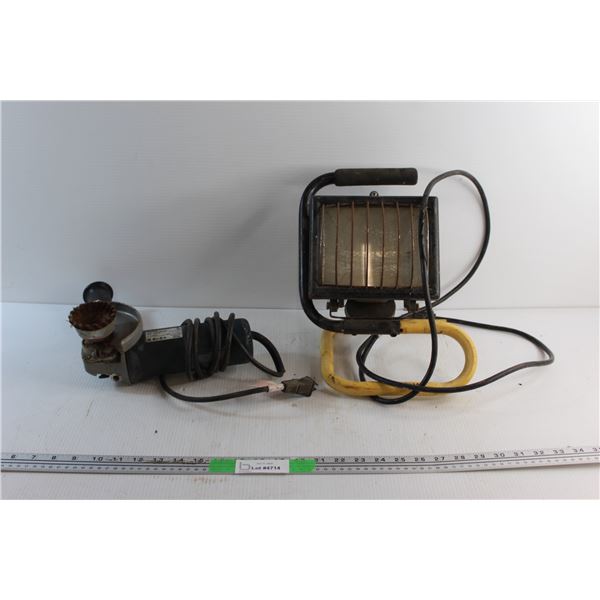 Bosch Angle Grinder and Construction Light - Both Work