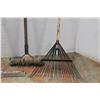 Image 2 : *Long Handle Squeegee, Rake, and Dethatching Rake