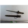 Image 1 : Vintage Sword with Sheath - As Is, Some Damage to Sheath