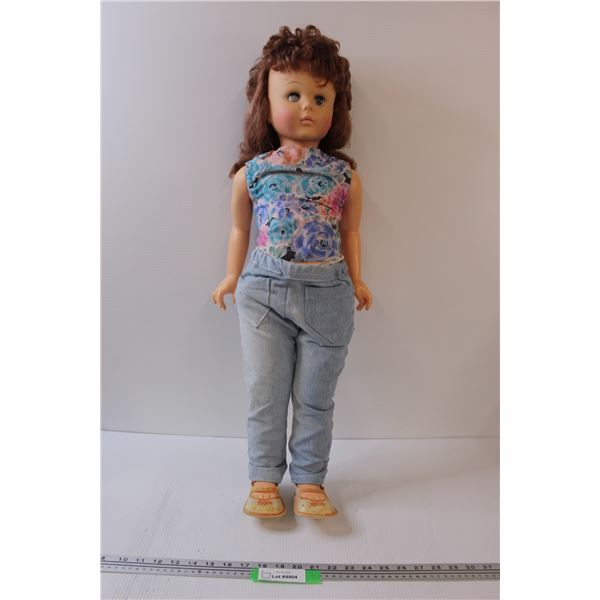 Doll with Floral Shirt - 31"
