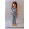 Image 1 : Doll with Floral Shirt - 31"