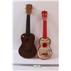 Image 1 : Ukelele, Toy Guitar - Both As Is