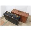 Image 6 : *(2) Antique Suit Cases- As Is- Some Wear- 30'' w x 18'' d x 10'' h
