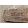 Image 5 : *Antique wooden Crate From The Steel Company Of Canada- Some Wear- Some Repair has Been made- 26''w 