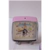 Image 2 : Disney Princesses Alarm Clock- Working- w/ Giant Pen and Small Change Purse