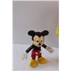 Image 2 : (2) Vintage Mickey Mouse Action Figures w/ (1) Vintage Mickey Mouse Coin Bank w/ Mickey Mouse Music 