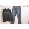 Image 2 : Carhartt Hoodie- Size Men's L- w/ Carhartt Jeans- Size Men's 33x36 waist