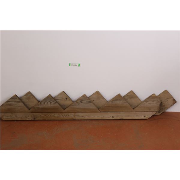 * Pair of Wood Stair Stringers/Braces - 55" Long x 44" Tall